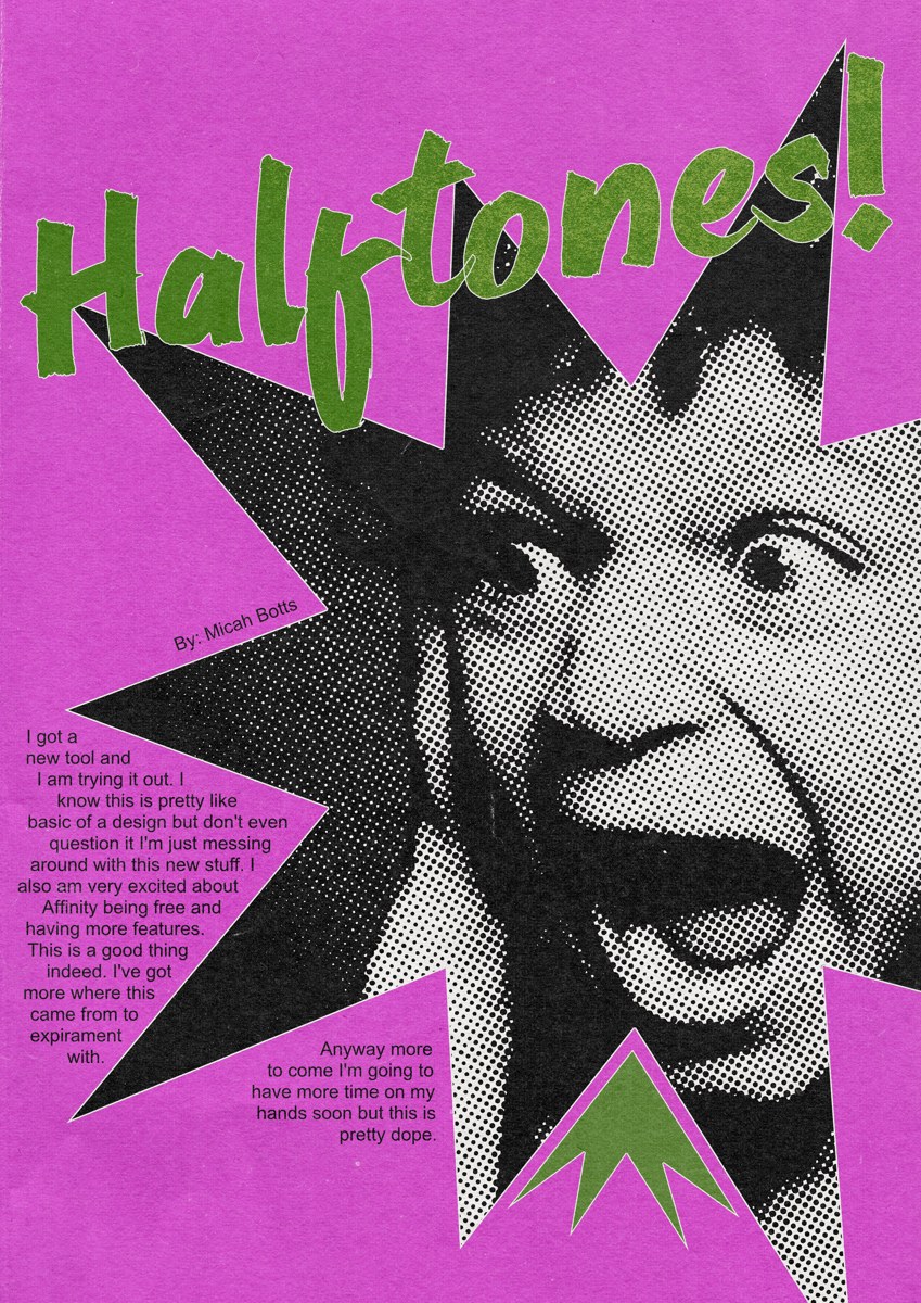 Halftones poster